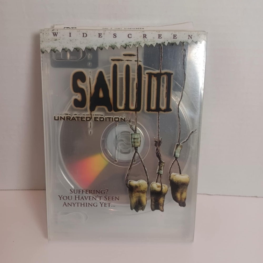 SAW 3 UNRATED EDITION (DVD, 2006) w/ Slipcover ~ Horror